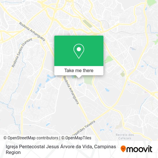 Igreja Pentecostal Jesus Árvore da Vida map