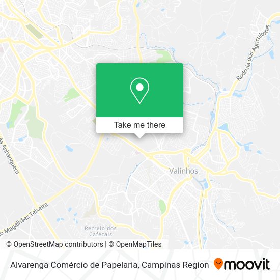 Alvarenga Comércio de Papelaria map
