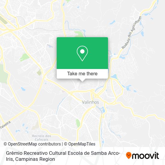 Grêmio Recreativo Cultural Escola de Samba Arco-Iris map
