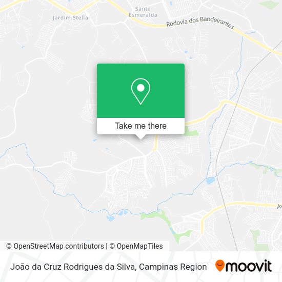 João da Cruz Rodrigues da Silva map