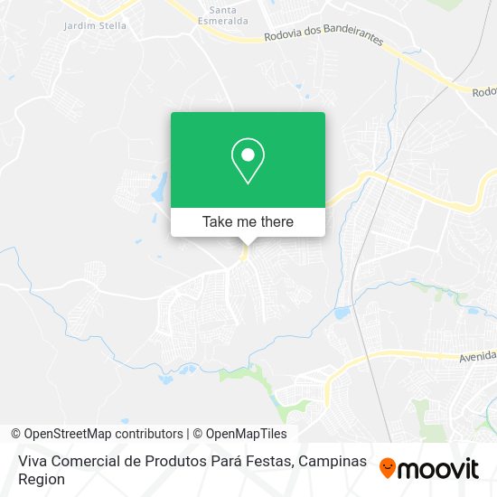 Viva Comercial de Produtos Pará Festas map