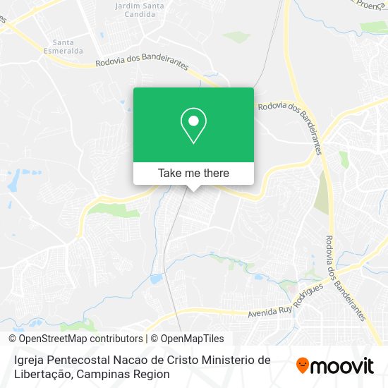 Igreja Pentecostal Nacao de Cristo Ministerio de Libertação map