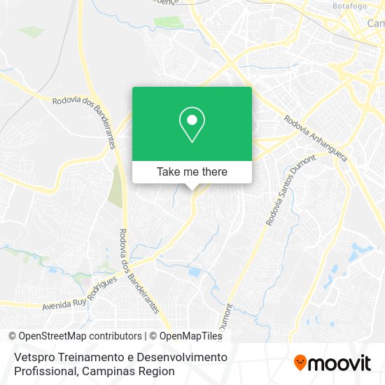 Vetspro Treinamento e Desenvolvimento Profissional map
