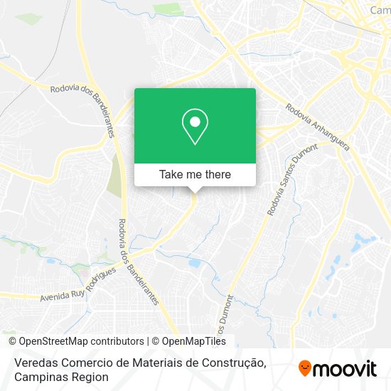 Veredas Comercio de Materiais de Construção map