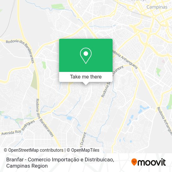 Branfar - Comercio Importação e Distribuicao map