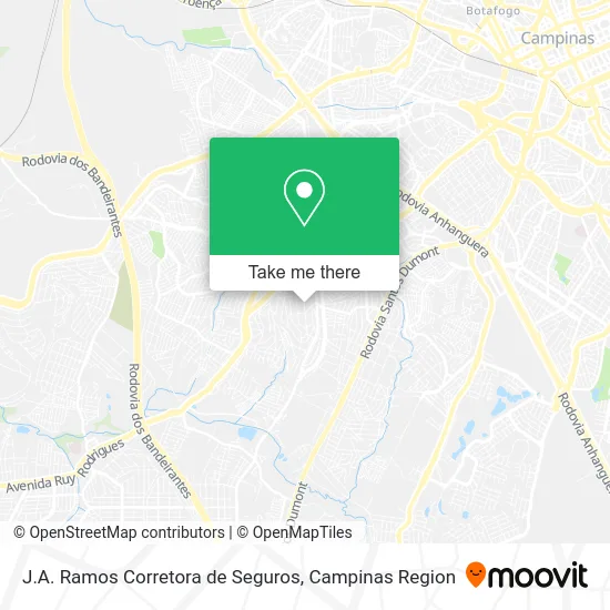 J.A. Ramos Corretora de Seguros map