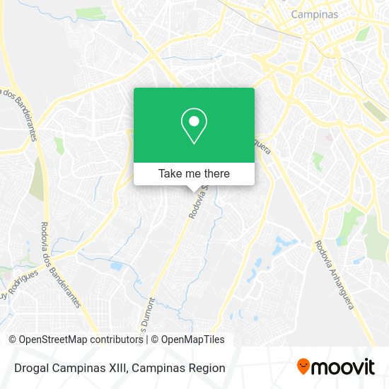 Drogal Campinas XIII map