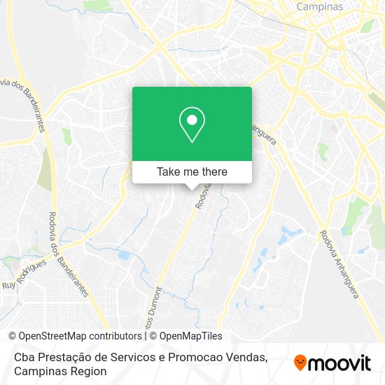 Cba Prestação de Servicos e Promocao Vendas map