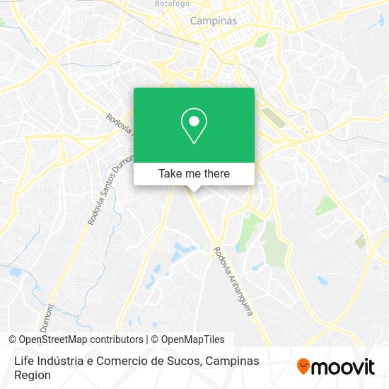 Life Indústria e Comercio de Sucos map