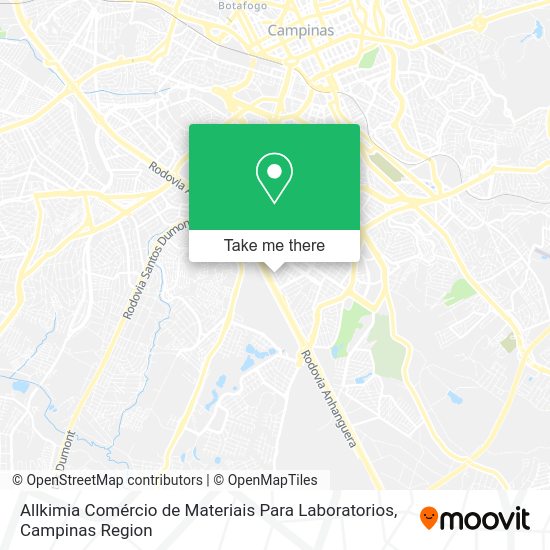 Allkimia Comércio de Materiais Para Laboratorios map