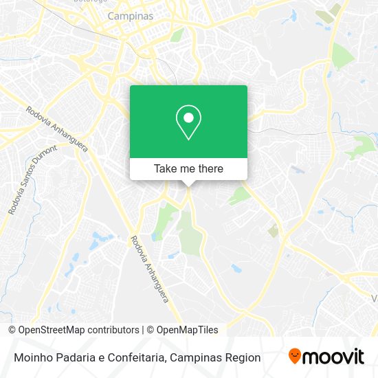 Moinho Padaria e Confeitaria map