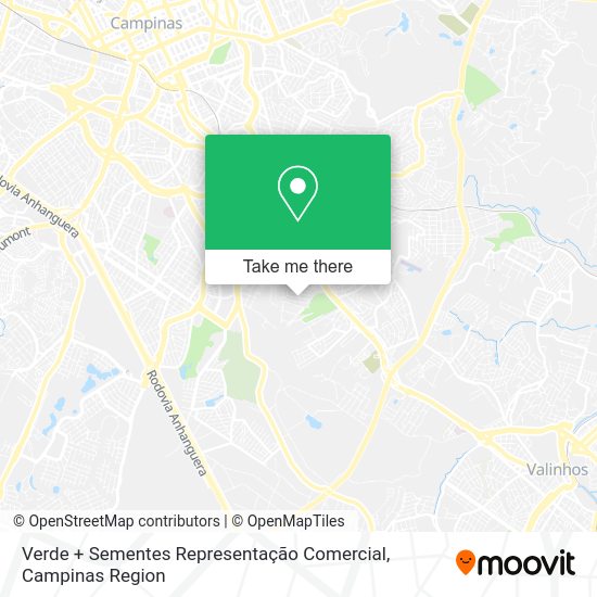 Verde + Sementes Representação Comercial map