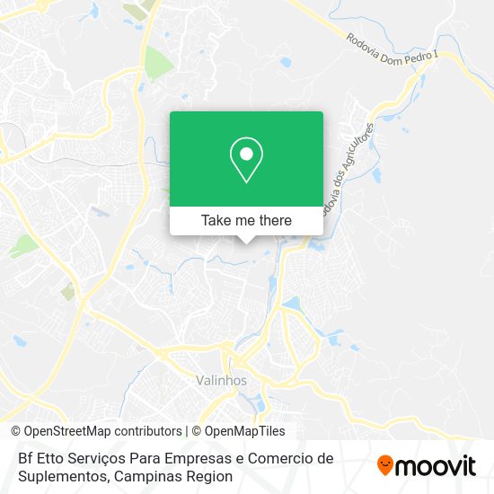 Bf Etto Serviços Para Empresas e Comercio de Suplementos map