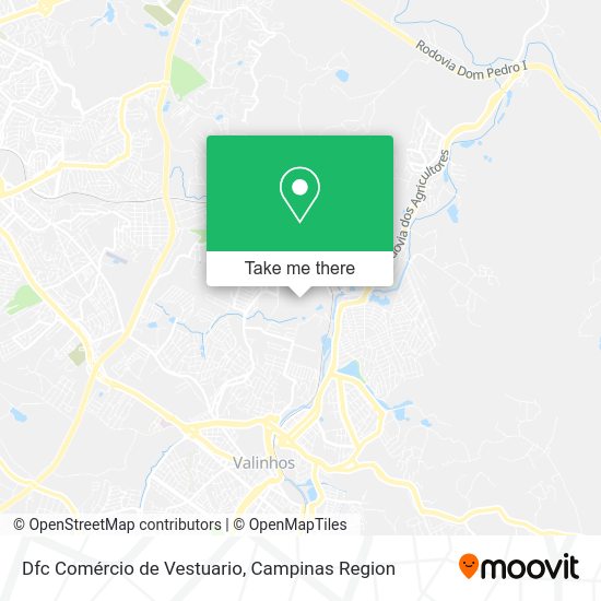 Dfc Comércio de Vestuario map