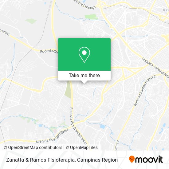Zanatta & Ramos Físioterapia map