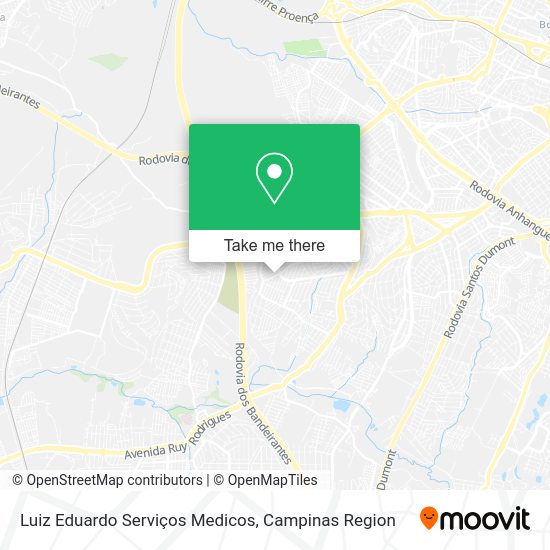 Luiz Eduardo Serviços Medicos map