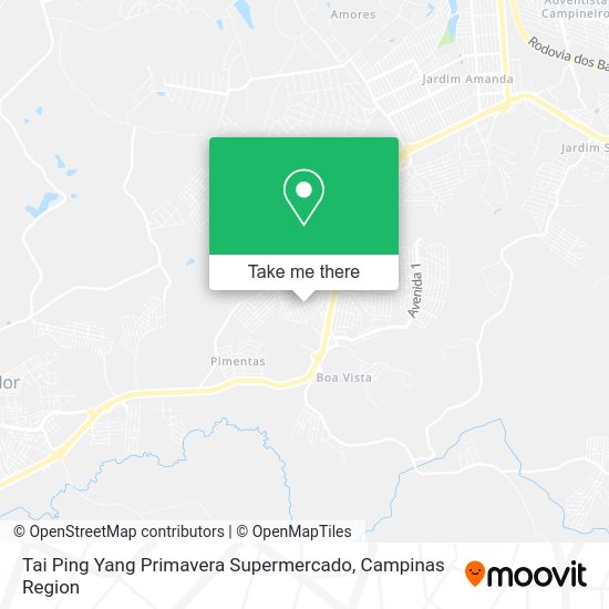 Tai Ping Yang Primavera Supermercado map