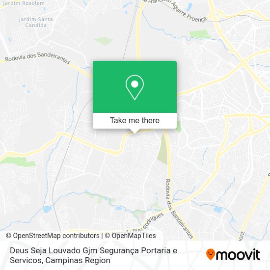 Deus Seja Louvado Gjm Segurança Portaria e Servicos map
