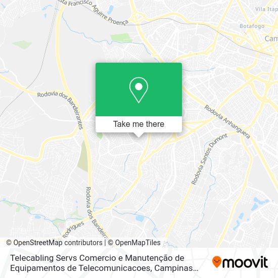 Telecabling Servs Comercio e Manutenção de Equipamentos de Telecomunicacoes map