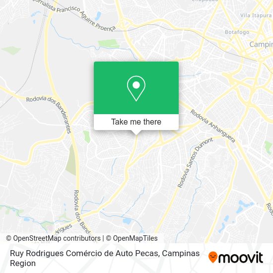 Ruy Rodrigues Comércio de Auto Pecas map