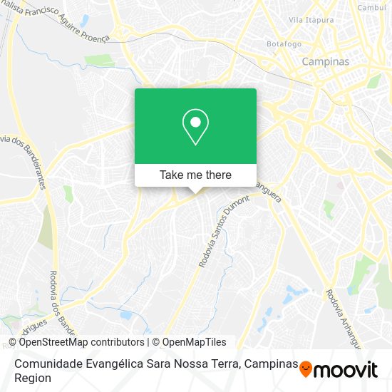 Comunidade Evangélica Sara Nossa Terra map