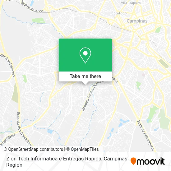 Zion Tech Informatica e Entregas Rapida map