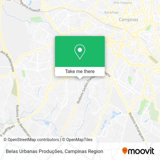 Belas Urbanas Produções map
