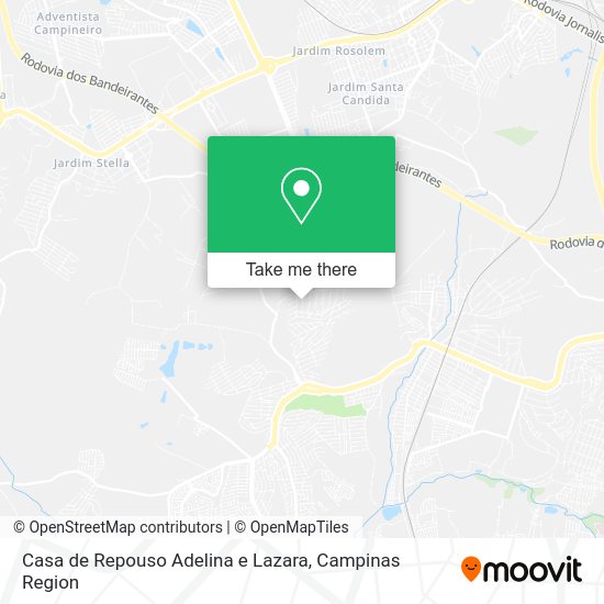Casa de Repouso Adelina e Lazara map