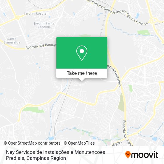 Ney Servicos de Instalações e Manutencoes Prediais map
