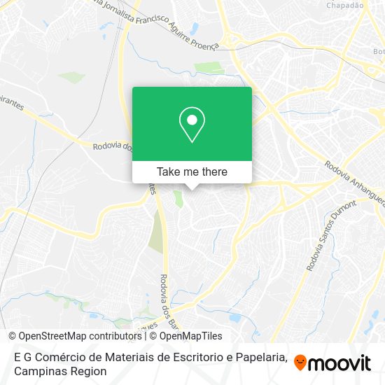 E G Comércio de Materiais de Escritorio e Papelaria map