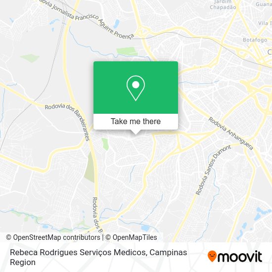 Rebeca Rodrigues Serviços Medicos map