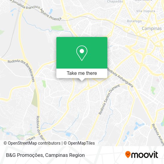 B&G Promoções map