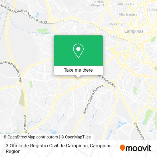 3 Ofício de Registro Civil de Campinas map
