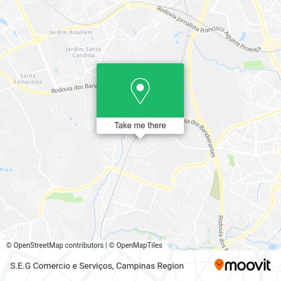 S.E.G Comercio e Serviços map