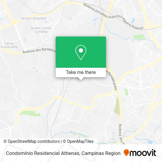 Condomínio Residencial Athenas map