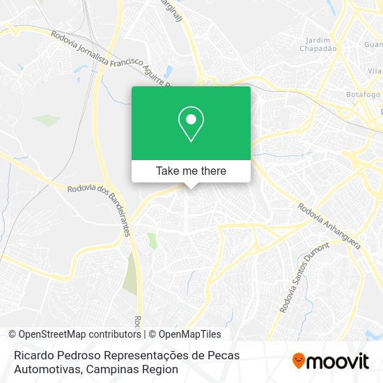 Ricardo Pedroso Representações de Pecas Automotivas map