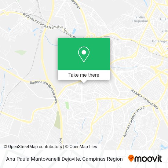 Ana Paula Mantovanelli Dejavite map