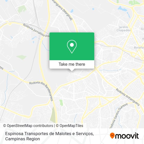 Espinosa Transportes de Malotes e Serviços map