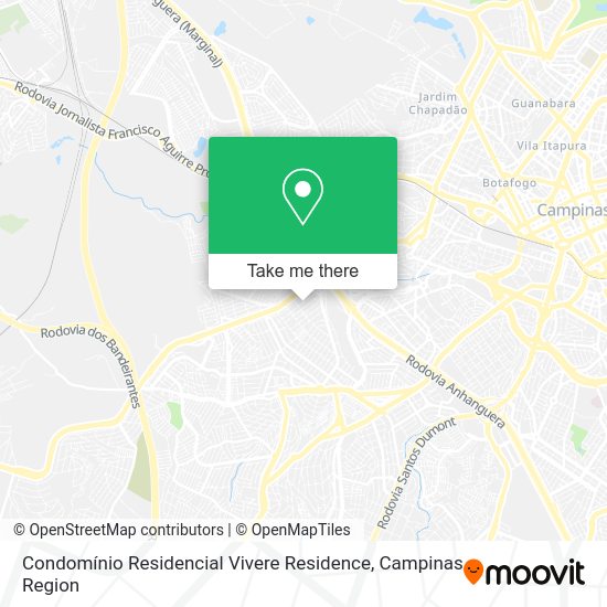 Condomínio Residencial Vivere Residence map