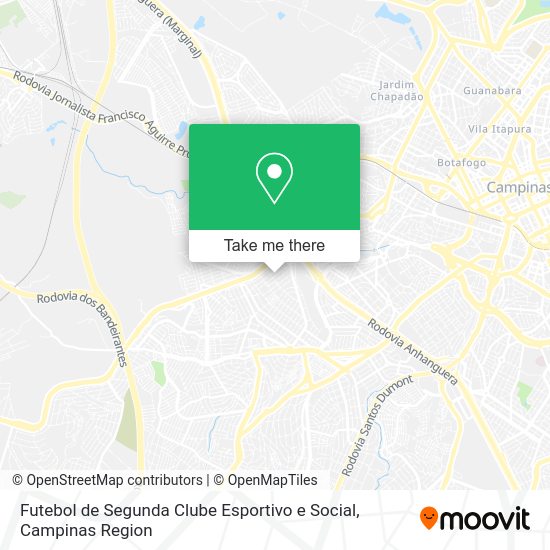 Futebol de Segunda Clube Esportivo e Social map