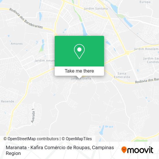 Maranata - Kafira Comércio de Roupas map