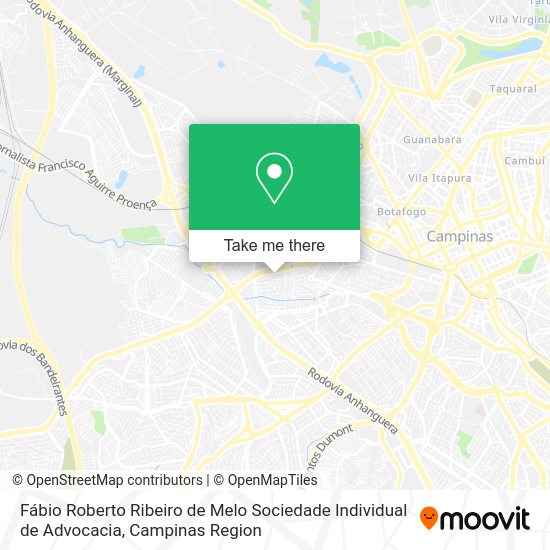 Fábio Roberto Ribeiro de Melo Sociedade Individual de Advocacia map