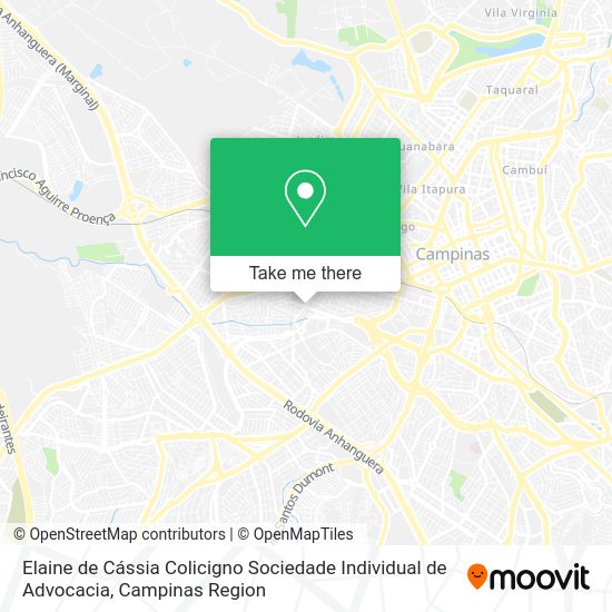 Elaine de Cássia Colicigno Sociedade Individual de Advocacia map