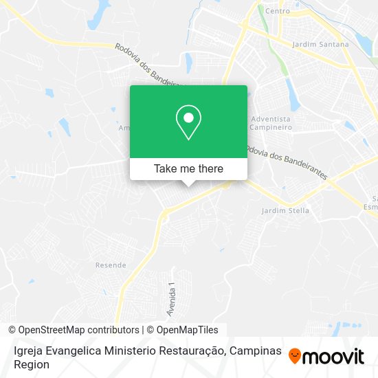 Igreja Evangelica Ministerio Restauração map