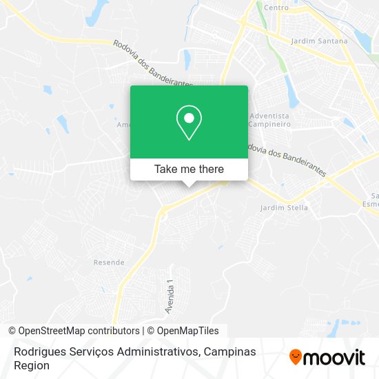Rodrigues Serviços Administrativos map