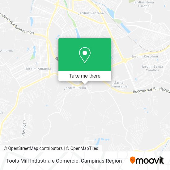 Tools Mill Indústria e Comercio map