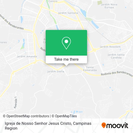 Igreja de Nosso Senhor Jesus Cristo map