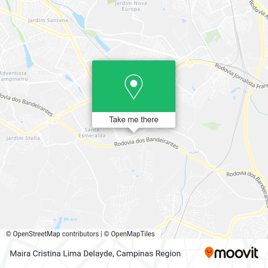 Maira Cristina Lima Delayde map