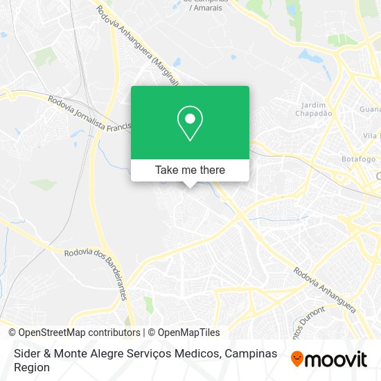 Sider & Monte Alegre Serviços Medicos map
