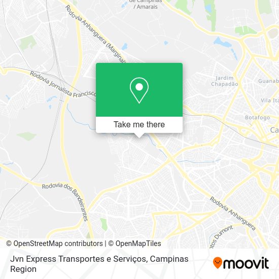 Jvn Express Transportes e Serviços map